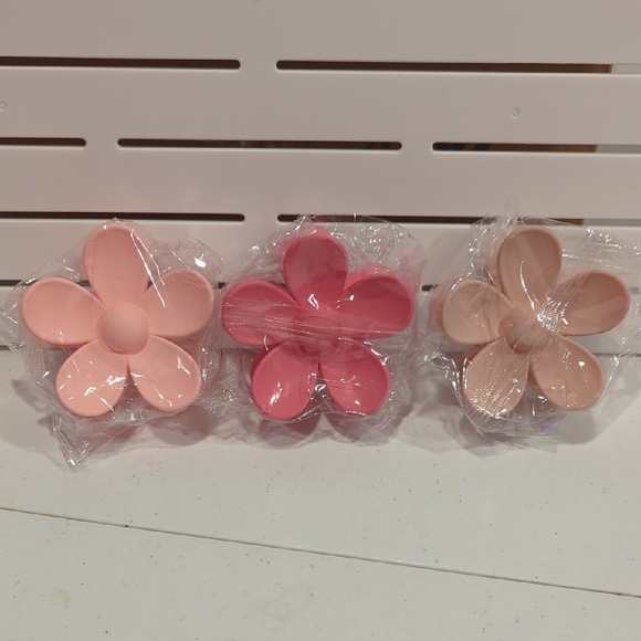 Other - Flower Hair Clips Large Choose 1